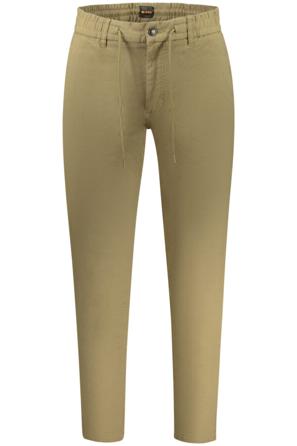 HUGO BOSS MEN'S GREEN TROUSERS