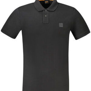 HUGO BOSS POLO SHORT SLEEVE MEN BLACK BOSS