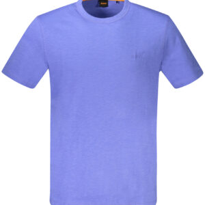 HUGO BOSS MEN'S SHORT SLEEVE T-SHIRT BLUE BOSS