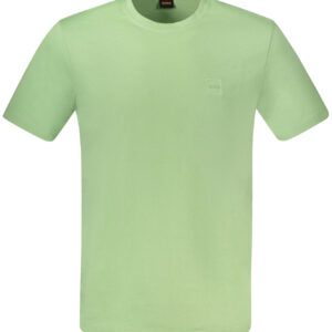 HUGO BOSS MEN'S SHORT SLEEVE T-SHIRT GREEN BOSS