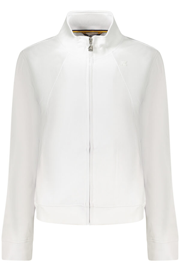 K-WAY WOMEN'S ZIP-UP SWEATSHIRT WHITE