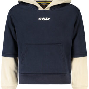 K-WAY SWEATSHIRT WITHOUT ZIP MEN BLUE