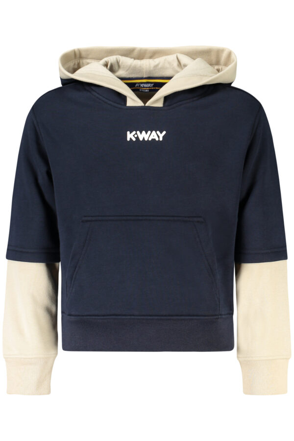 K-WAY SWEATSHIRT WITHOUT ZIP MEN BLUE