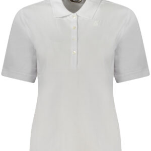 K-WAY POLO SHORT SLEEVE WOMEN WHITE