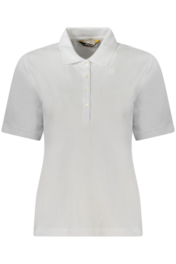K-WAY POLO SHORT SLEEVE WOMEN WHITE