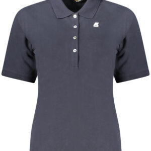 K-WAY POLO SHORT SLEEVE WOMEN BLUE