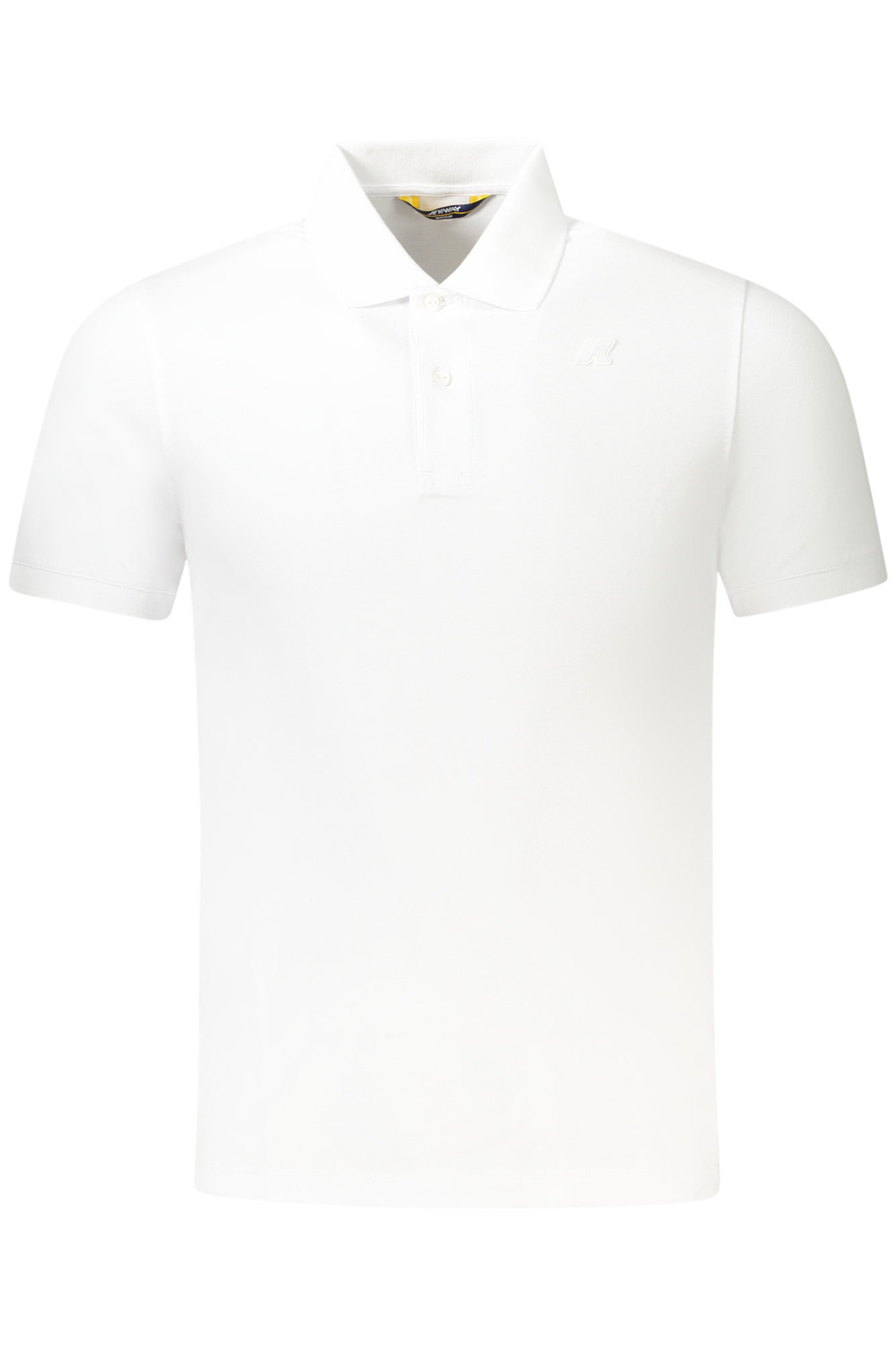 K-WAY POLO SHORT SLEEVES MEN WHITE K-WAY