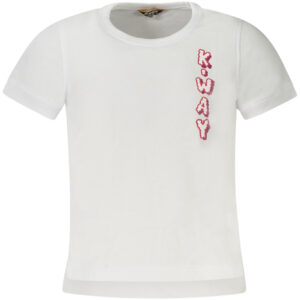 K-WAY SHORT SLEEVE T-SHIRT GIRL WHITE