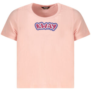 K-WAY SHORT SLEEVE T-SHIRT GIRL PINK
