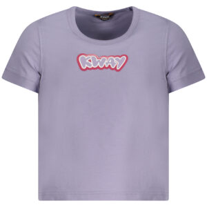 K-WAY T-SHIRT SHORT SLEEVES GIRL PURPLE