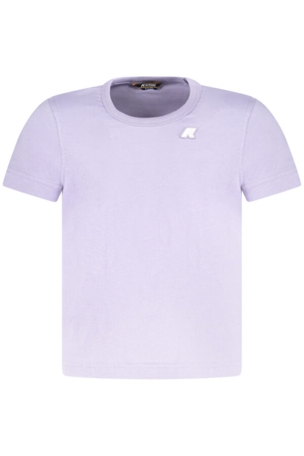 K-WAY T-SHIRT SHORT SLEEVES GIRL PURPLE
