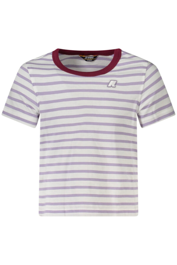 K-WAY T-SHIRT SHORT SLEEVES GIRL PURPLE