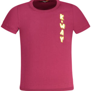 K-WAY T-SHIRT SHORT SLEEVES GIRL PURPLE