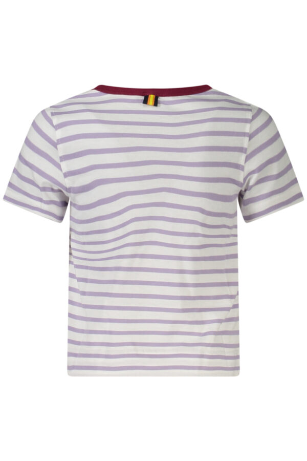 K-WAY T-SHIRT SHORT SLEEVES GIRL PURPLE - Image 2