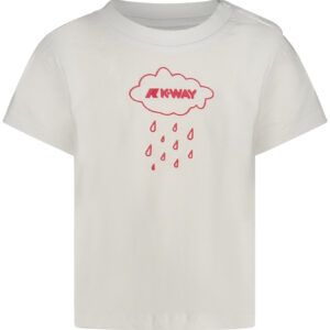 K-WAY SHORT SLEEVE T-SHIRT CHILDREN WHITE
