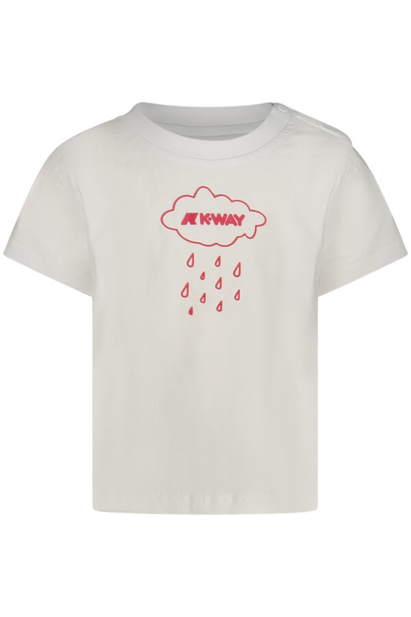 K-WAY SHORT SLEEVE T-SHIRT CHILDREN WHITE