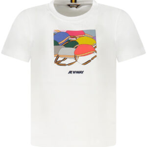 K-WAY SHORT SLEEVE T-SHIRT CHILDREN WHITE K-WAY