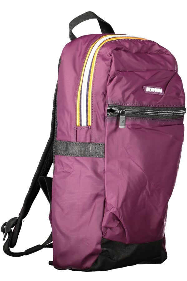 K-WAY MEN'S PURPLE BACKPACK - Image 3