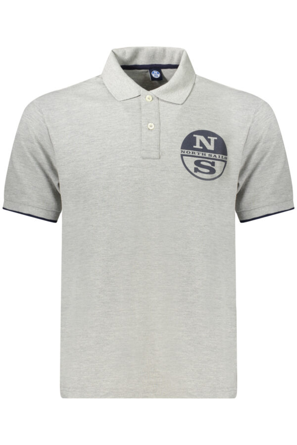 NORTH SAILS MEN'S SHORT SLEEVE POLO GREY
