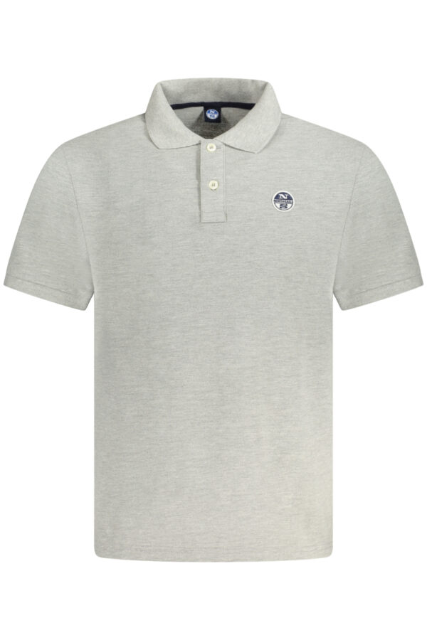 NORTH SAILS MEN'S SHORT SLEEVE POLO GREY