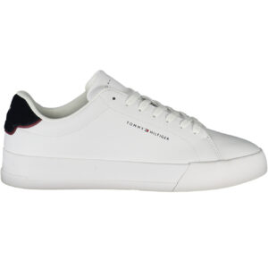 TOMMY HILFIGER MEN'S SPORTS SHOES WHITE TOMMY HILFIGER