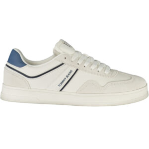 TOMMY HILFIGER MEN'S SPORTS SHOES WHITE TOMMY HILFIGER