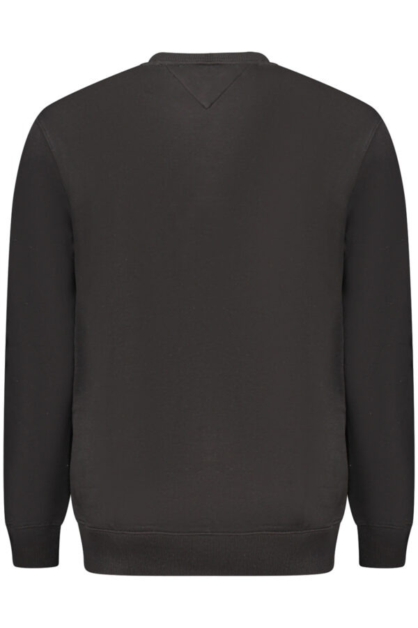 TOMMY HILFIGER MEN'S BLACK ZIP-UP SWEATSHIRT - Image 2