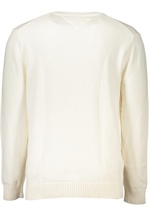 TOMMY HILFIGER MEN'S WHITE SWEATER - Image 2