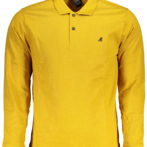 US GRAND POLO LONG SLEEVE MEN'S YELLOW U.S. GRAND