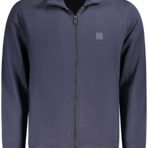 BOSS MEN'S ZIP-UP SWEATSHIRT BLUE