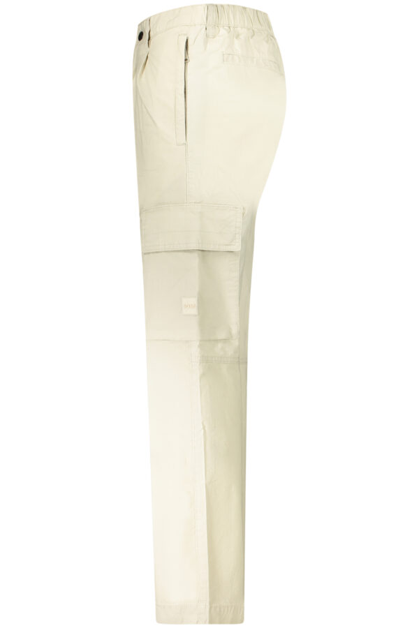 BOSS MEN'S TROUSERS BEIGE - Image 3