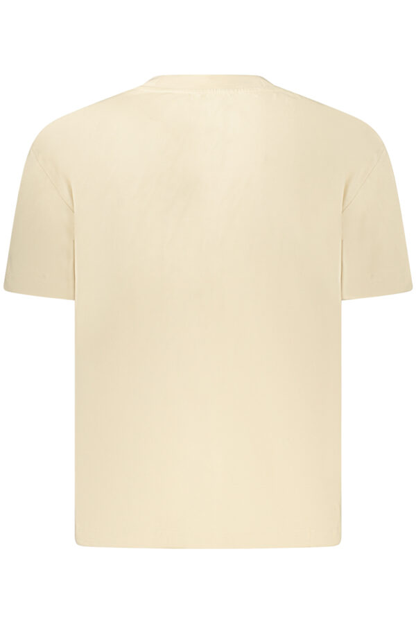 CALVIN KLEIN WOMEN'S SHORT SLEEVE T-SHIRT BEIGE - Image 2