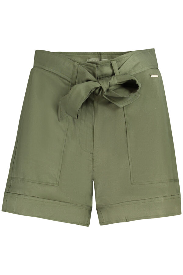 GUESS JEANS GREEN WOMEN'S SHORT PANTS