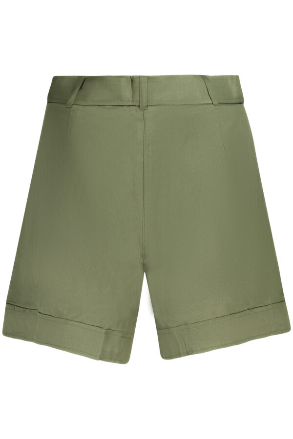 GUESS JEANS GREEN WOMEN'S SHORT PANTS - Image 2