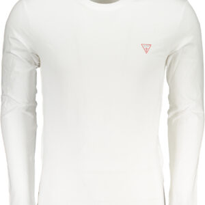 GUESS JEANS MEN'S LONG SLEEVE T-SHIRT WHITE GUESS JEANS