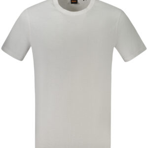 HUGO BOSS MEN'S SHORT SLEEVE T-SHIRT WHITE BOSS