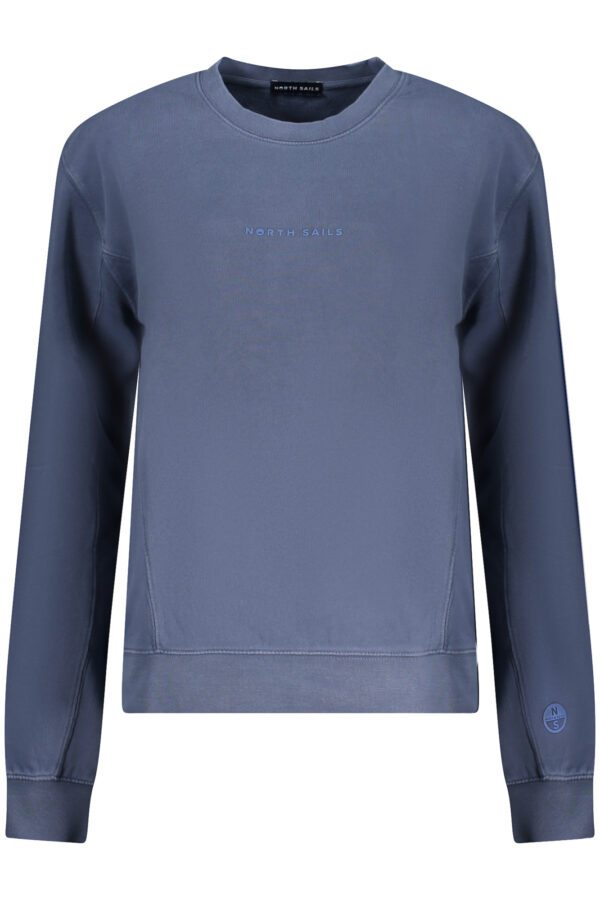 NORTH SAILS WOMEN'S BLUE ZIP-UP SWEATSHIRT