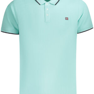 NORWAY 1963 MEN'S SHORT SLEEVE POLO SHIRT BLUE