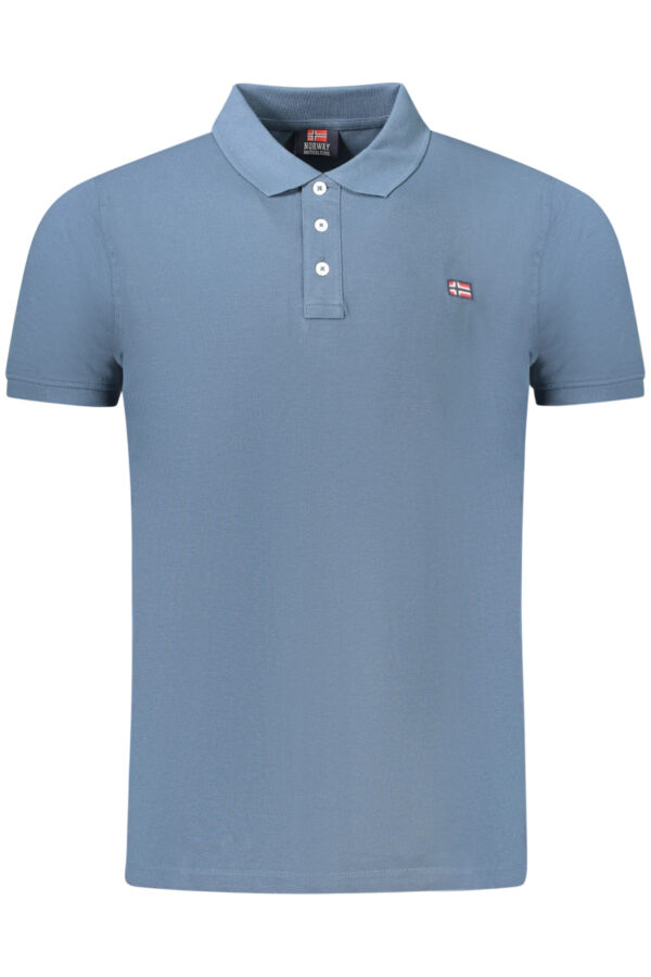 NORWAY 1963 MEN'S SHORT SLEEVE POLO BLUE