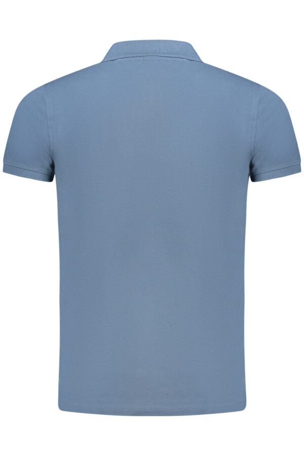 NORWAY 1963 MEN'S SHORT SLEEVE POLO BLUE - Image 2
