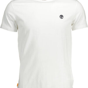 TIMBERLAND WHITE MEN'S SHORT SLEEVE T-SHIRT