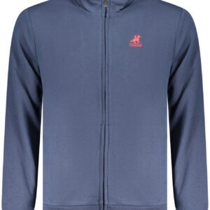 US GRAND POLO MEN'S BLUE ZIP-UP SWEATSHIRT