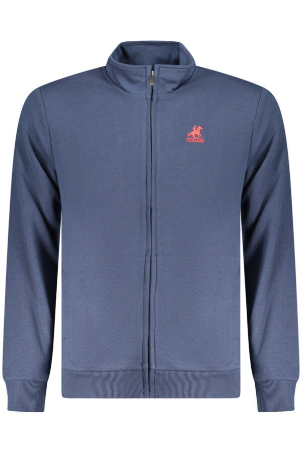 US GRAND POLO MEN'S BLUE ZIP-UP SWEATSHIRT