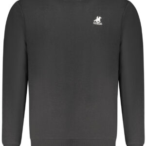 US GRAND POLO MEN'S BLACK ZIP-UP SWEATSHIRT