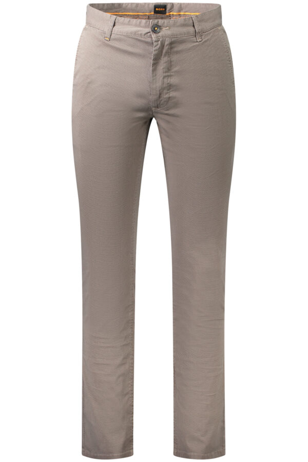 BOSS MEN'S BROWN TROUSERS