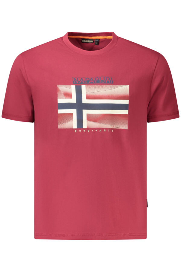 NAPAPIJRI SHORT SLEEVE T-SHIRT MEN RED