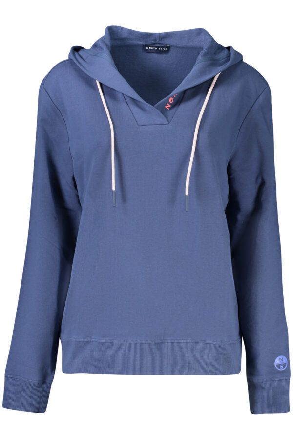 NORTH SAILS WOMEN'S BLUE ZIP-UP SWEATSHIRT