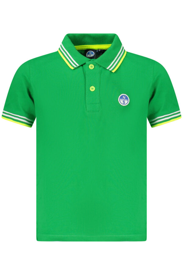NORTH SAILS CHILDREN'S SHORT SLEEVE POLO GREEN