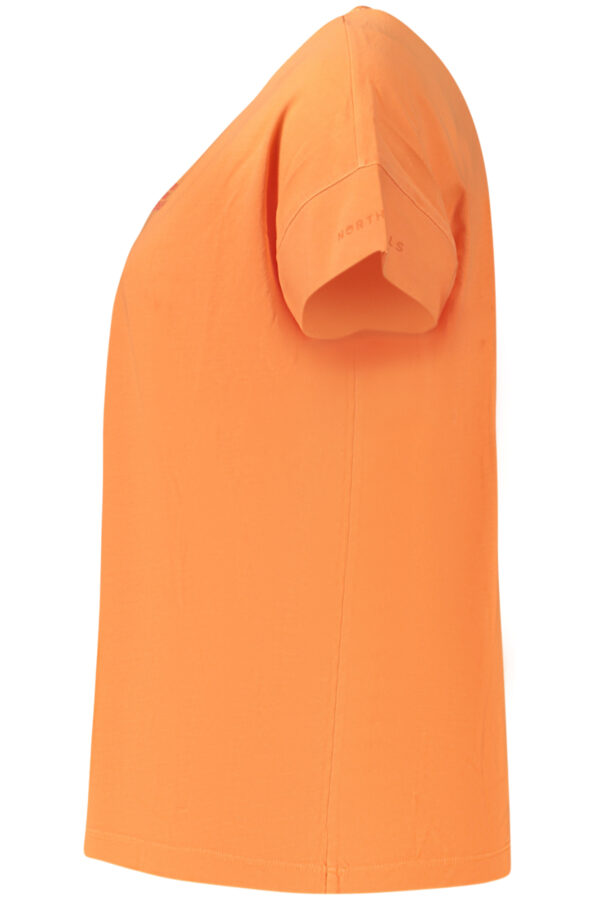 NORTH SAILS WOMEN'S SHORT SLEEVE T-SHIRT ORANGE - Image 3