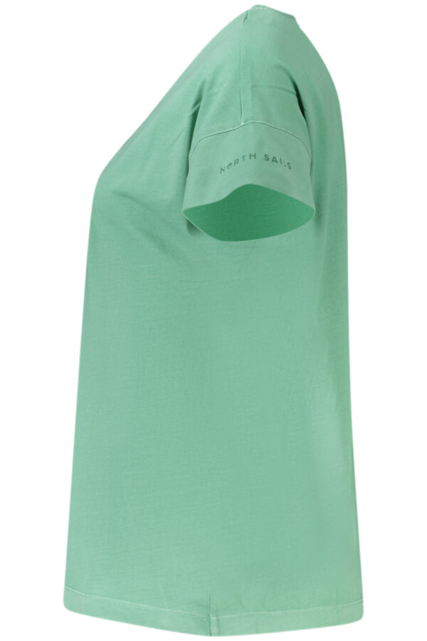 NORTH SAILS GREEN WOMEN'S SHORT SLEEVE T-SHIRT - Image 3
